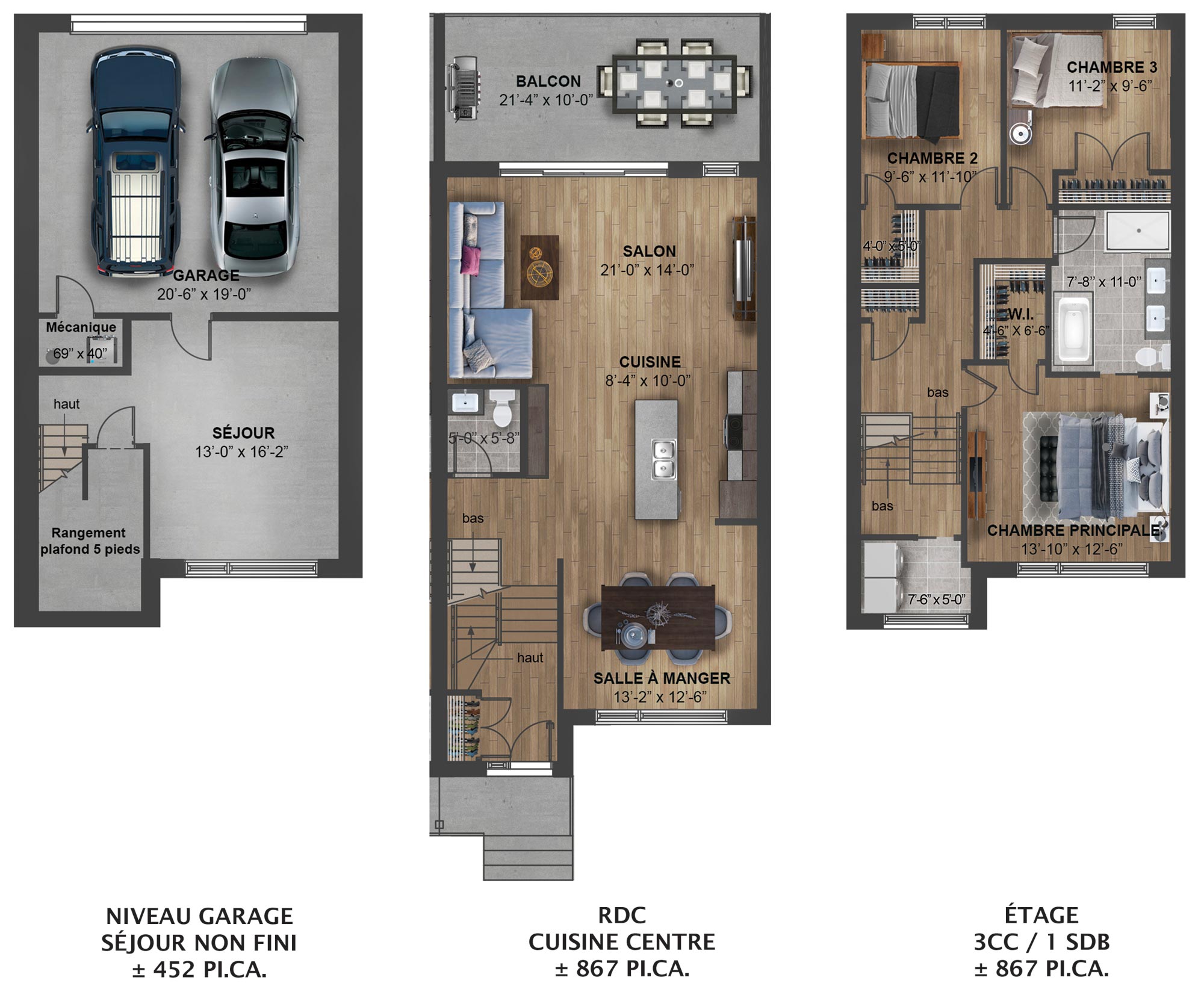 Plan centre gauche – Kaia Maisons de ville