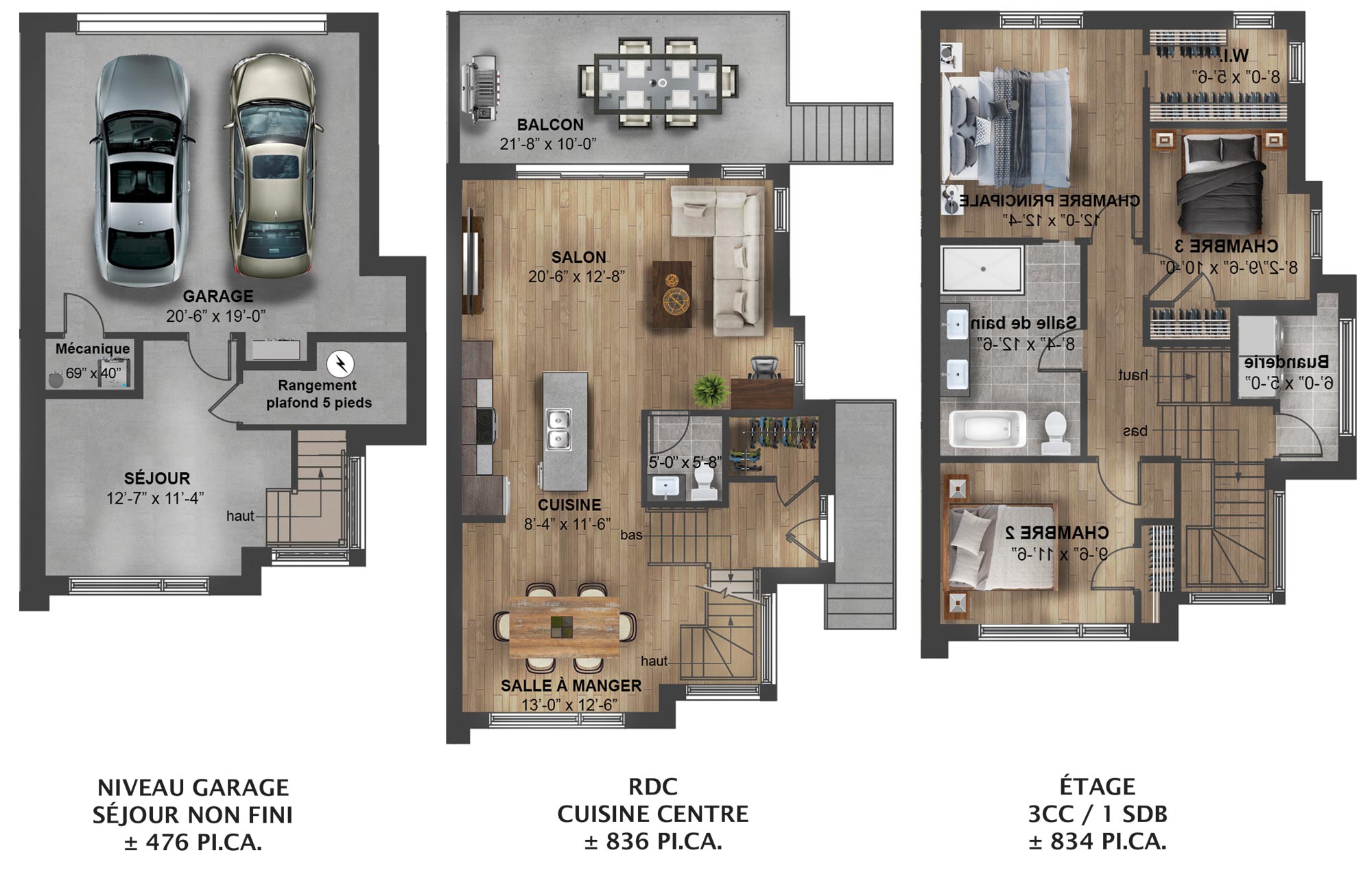 Plan coin droit – Kaia Maisons de ville